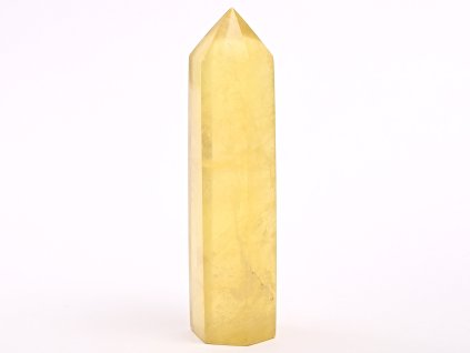 Obelisk fluoryt żółty szpic 117 g - 9,4 cm #C463