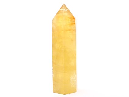 Obelisk Fluorit žlutý špice 93 g - 8,1 cm #C482