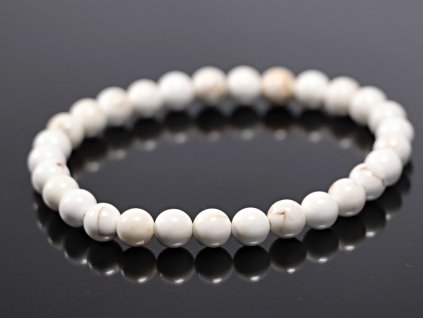 Bransoletka Magnezit - kulki 6 mm #876 - z naturalnych kamieni