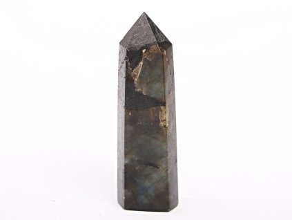Obelisk labradorytowy, szpiczasty, 69 g – 7,8 cm #D184