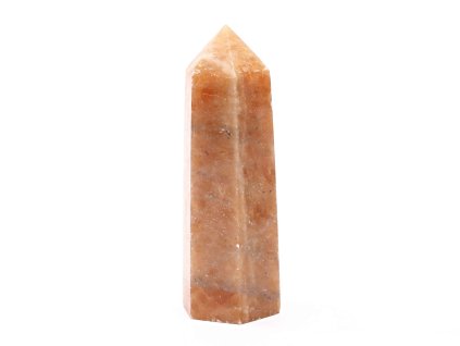 Obelisk Sluneční kámen špice 118 g - 8,8 cm #D222