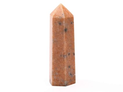 Obelisk Sluneční kámen špice 103 g - 8,7 cm #D227