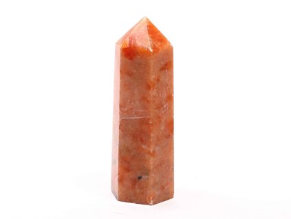 Obelisk Sluneční kámen špice 87 g - 7,5 cm #D242