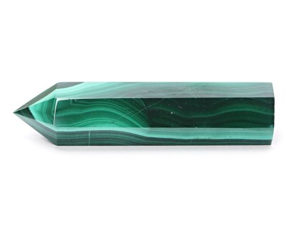 Obelisk malachitowy szpiczasty 56 g - 77 mm #D244