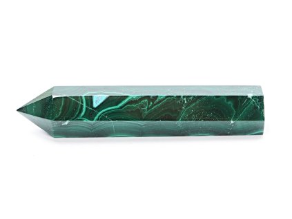 Obelisk Malachit špice 63 g - 85 mm #D245