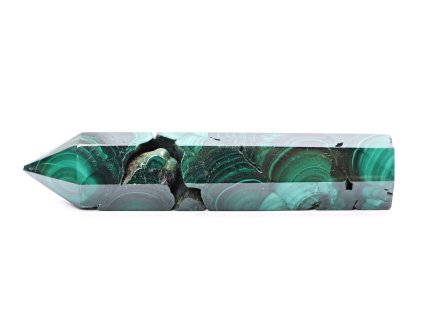 Obelisk Malachit špice 134 g - 113 mm #D249