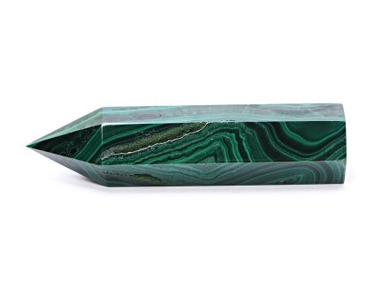 Obelisk Malachit špice 96 g - 89 mm #D252