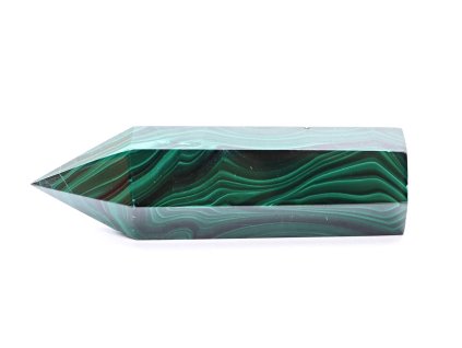 Obelisk Malachit špice 111 g - 86 mm #D257