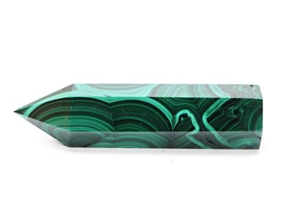 Obelisk malachitowy 128 g - 96 mm #D258