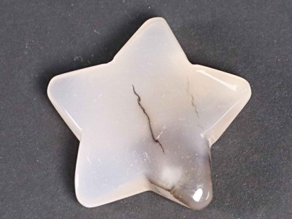 Gwiazda Achat 50 x 50 mm z naturalnego kamienia #ZB105