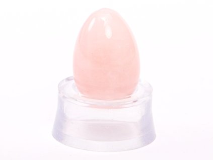 Różowy opal jajko 3x2 cm #ZB114