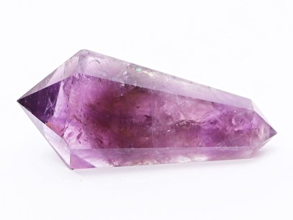 Szlifowany szpikulec z ametystu 80–100 g – dwustronny #ZB138