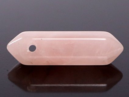 Přívěsek Růženín oboustranný hrot 3 cm s dírkou #ZB219