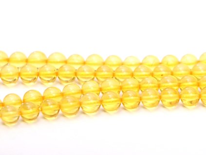 Naturalny bursztyn koraliki 5 mm sznur 40 cm 78 koralików #ZB230
