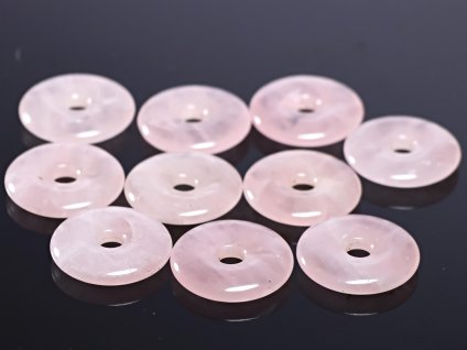Donut Růženín 25 mm #ZB288 přívěsek z růženínu