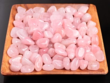 Tromlované kamínky Růženín XL - kameny o velikosti 30 - 55 mm - 1kg - Madagaskar