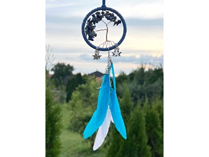 lapač snů s lapis lazuli – klidná mysl a noční harmonie #ZB351