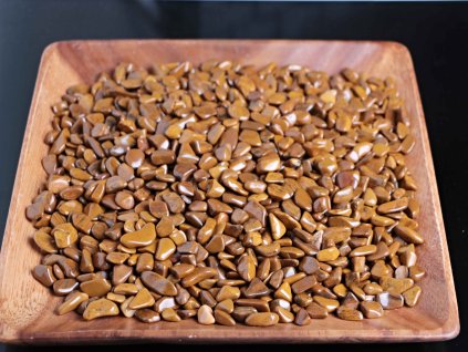 Tromlované kamínky Jaspis Žlutý S - kameny o velikosti 15 - 25 mm - 1kg - Brazílie