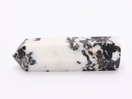 Obelisk Jaspis zebra 108 g špice - 8,8 cm #D387