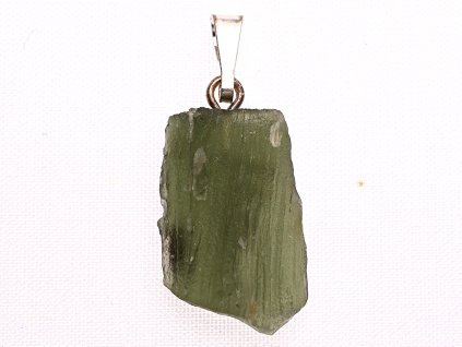 Přívěsek Vltavín 1.8 g 23 x 17 mm šlupna chirurgická ocel #V91
