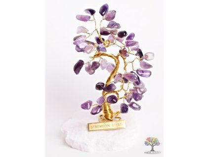 Amethyst lucky tree 13 cm - B0 - #68