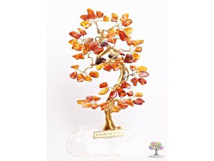 Amber lucky tree 16 cm - B1 - #71