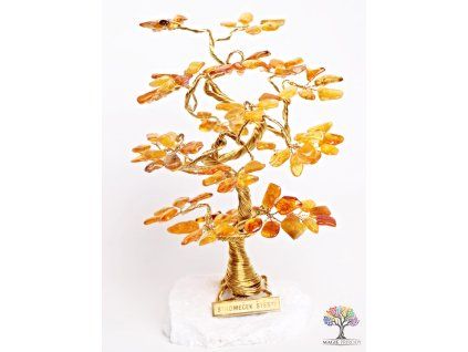 Amber lucky tree 18 cm - B2 - #73