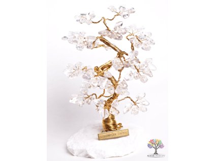 Drzewko szczęścia z kryształu 18 cm - B2 - #74
