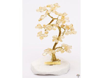 Citrine lucky tree 16 cm - B1 - #78