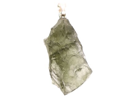 Přívěsek Vltavín 2.6 g 24 x 13 mm šlupna chirurgická ocel #V100