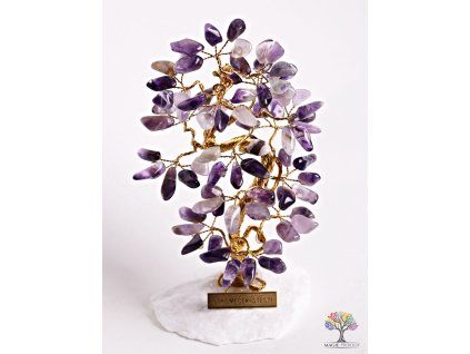 Amethyst lucky tree 16 cm - B1 - #79
