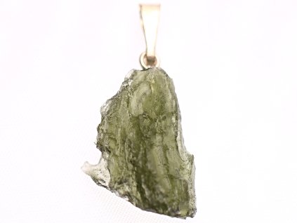 Přívěsek Vltavín 1.6 g 19 x 13 mm šlupna chirurgická ocel #V102