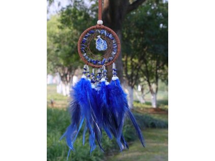 Lapač snů Lapis Lazuli kameny #ZB515