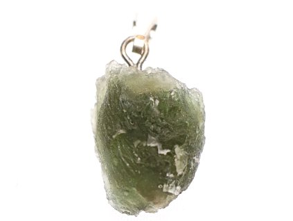 Přívěsek Vltavín 2.1 g 15 x 12 mm šlupna chirurgická ocel #V112