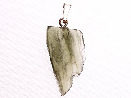 Přívěsek Vltavín 1.6 g 24 x 13 mm šlupna chirurgická ocel #V113