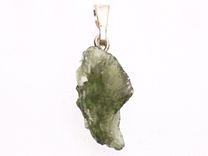 Přívěsek Vltavín 1.1 g 16 x 11 mm šlupna chirurgická ocel #V117