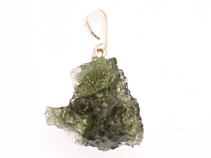 Přívěsek Vltavín 1.6 g 17 x 15 mm šlupna chirurgická ocel #V118