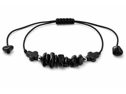 naramek krizek obsidian