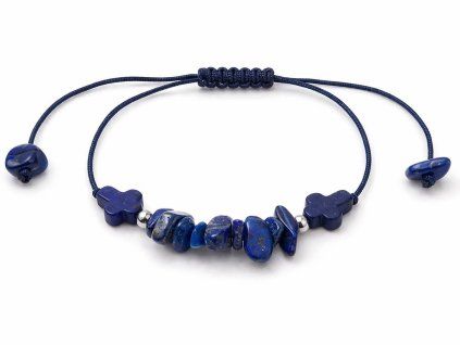 naramek krizek lapis lazuli