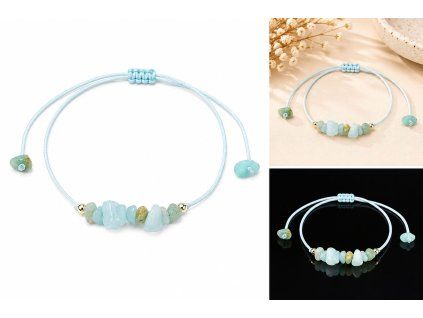 Náramek Shamballa Amazonit #1124