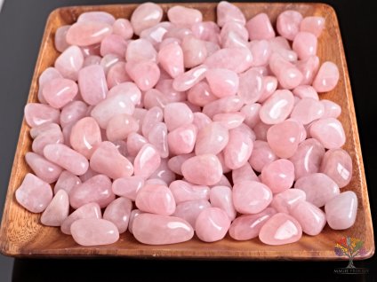 Tromlované kamínky Růženín L - kameny o velikosti 30 - 45 mm - 1kg - Madagaskar