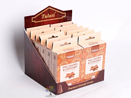 Pachnące kadzidełka Tulasi Nag Champa Cinnamon – Cynamon 15 szt. – #01