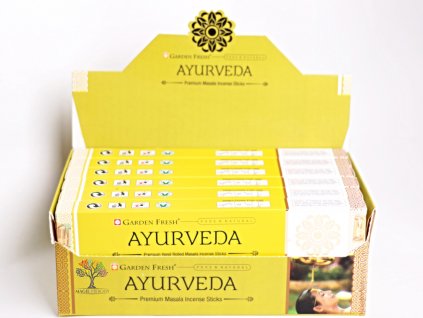 Vonné tyčinky Garden Fresh Premium Ayurveda - 12 ks - #28