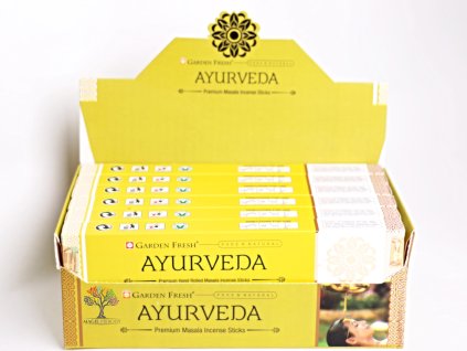 Vonné tyčinky Garden Fresh Premium Ayurveda - vůně léčivých rostlin - 12 ks - #28