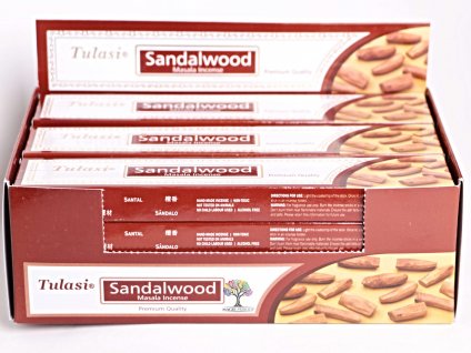 Vonné tyčinky Tulasi Premium Sandalwood - 12 ks - #30