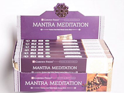 Vonné tyčinky Garden Fresh Premium Mantra Meditation - 12 ks - #34