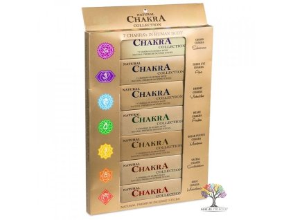 Vonné tyčinky 7 Chakra Premium collection - 105 ks