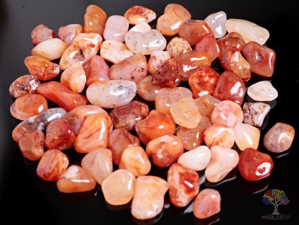 Tromlované kamínky Karneol L o velikosti 25 - 35 mm - 1kg - Brazílie + sleva 5% po registraci na většinu zboží + dárek k objednávce