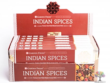 Vonné tyčinky Garden Fresh Premium Indian spices - 12 ks - #37