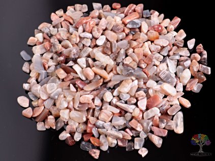 Tromlované kamínky Měsíční kámen S - kameny o velikosti 15 - 25 mm - 1kg - Brazílie + sleva 5% po registraci na většinu zboží + dárek k objednávce